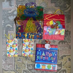 Happy  Birthday Gift Bags